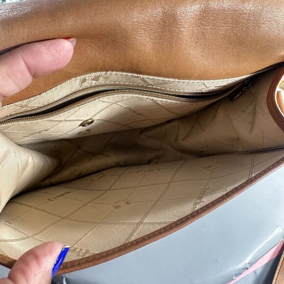 French US Equestrian Purses Riding Leather Satchel Shoulder Handbag Crossbody - Picture 14 of 16